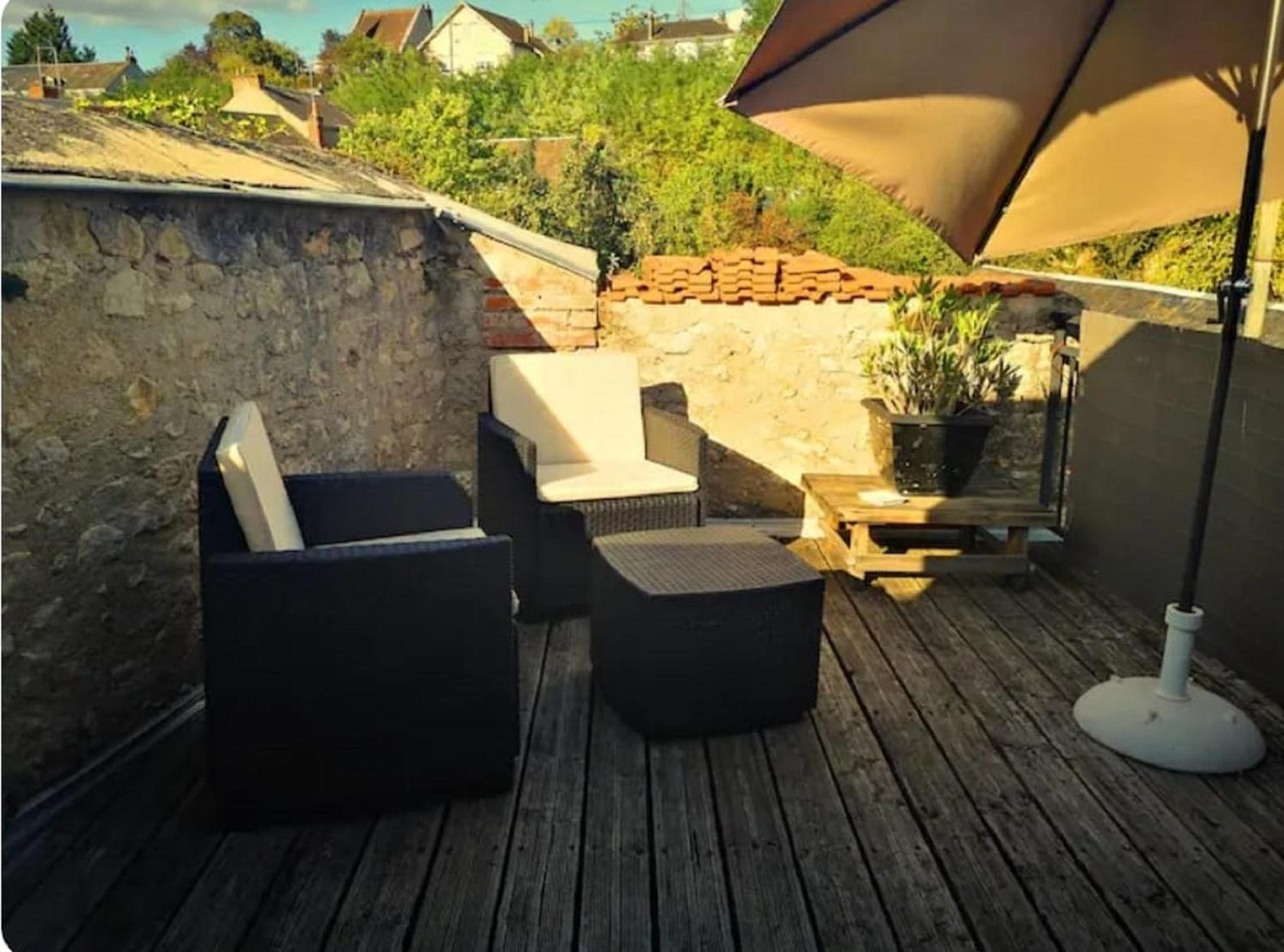 Chambres Avec Salle De Bains Et Cuisine En Centre Ville Argenton Sur Creuse Buitenkant foto