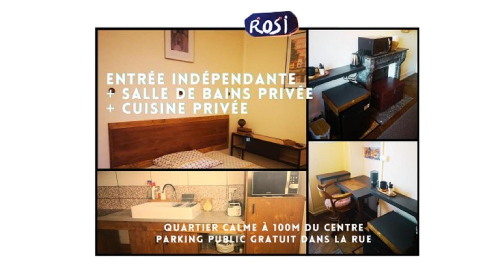 Chambres Avec Salle De Bains Et Cuisine En Centre Ville Argenton Sur Creuse Buitenkant foto